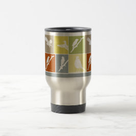 Caneca Térmica Variedade do pássaro