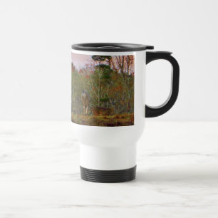 Caneca Térmica Veado com céu azul rosa