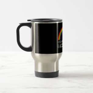 Caneca Térmica Vejo Que Te Amo Eu Aceito Sua Camisa Orgulho gay L