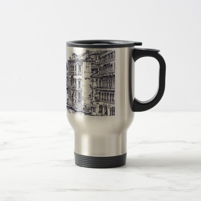 Caneca Térmica Veneza, Italia, na tinta (Direita)