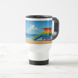 Caneca Térmica Venice Beach Rainbow Lifeguard Stand
