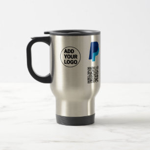 Caneca Térmica Venmo paypal digitalizar para pagar adicionar códi