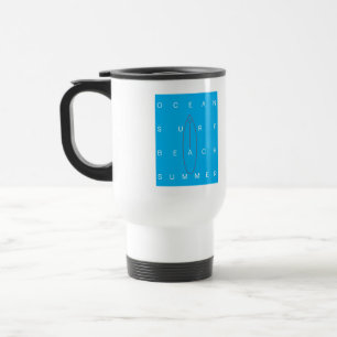 CANECA TÉRMICA VERÃO DA PRAIA DO SURF OCEANO