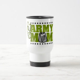 Caneca Térmica Verde orgulhoso Camo da mamã do exército