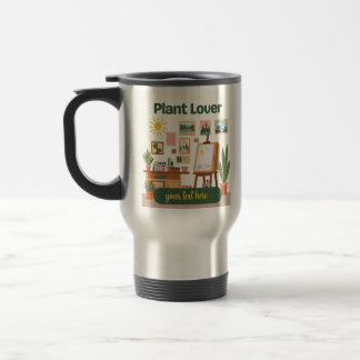Caneca Térmica Verdura Personalizada & Design de Espaço de Trabal