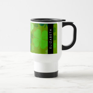 Caneca Térmica Vestidos Verdes, Vestidos Sortudos, Seu Nome