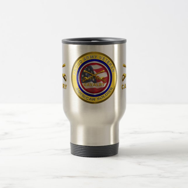 Caneca Térmica Veterano da Cavalaria   (Centro)