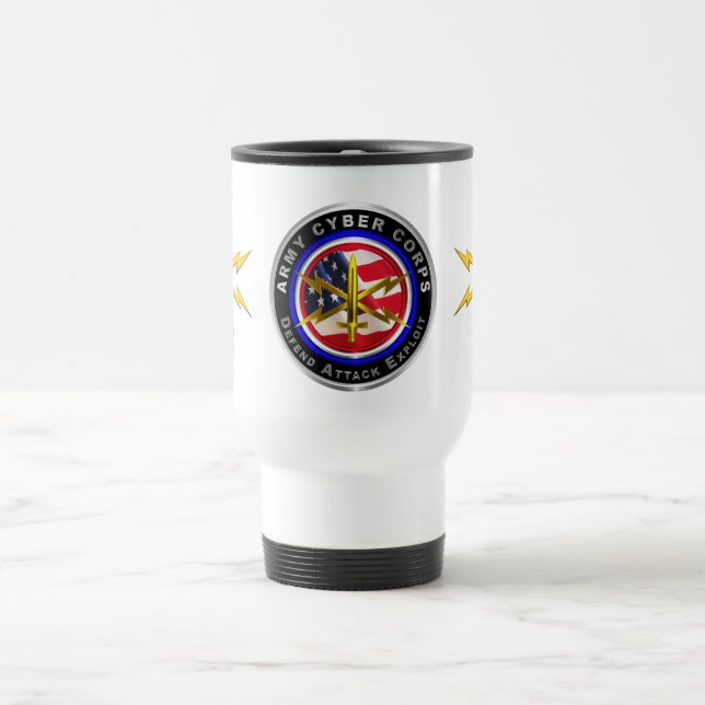 Caneca Térmica Veterano do Corpo Cibernético do Exército   (Centro)