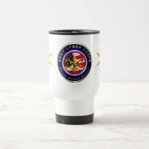 Caneca Térmica Veterano do Exército Cyber Corps