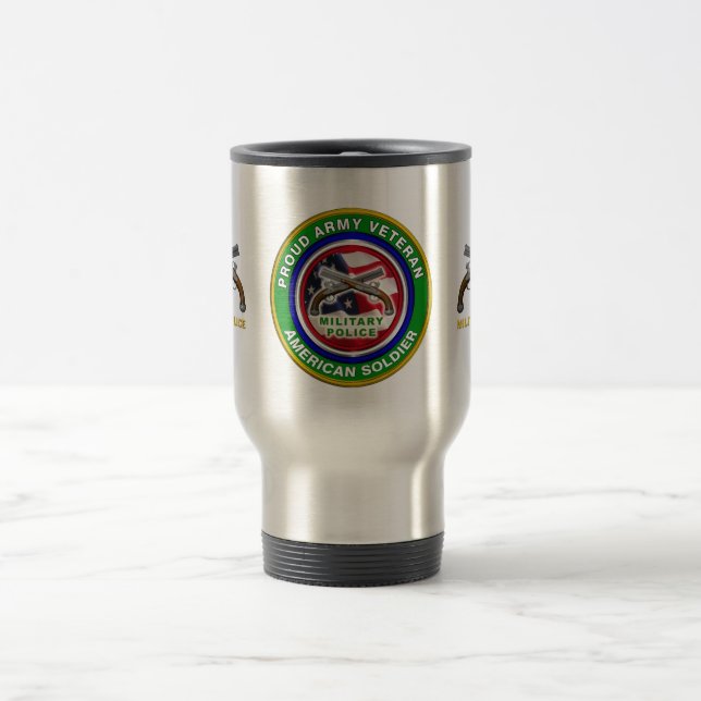 Caneca Térmica Veterano do Exército Militar (Centro)
