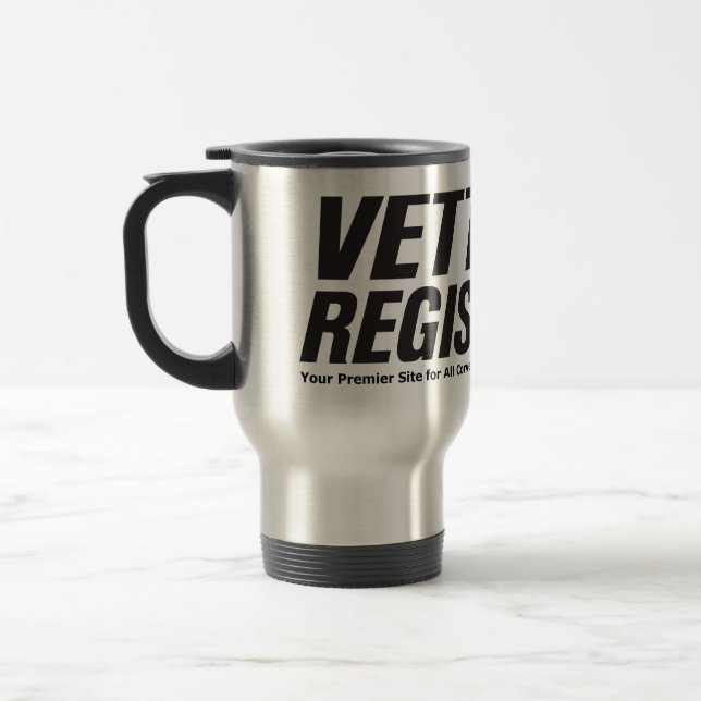Caneca Térmica Vette Registry Logo Mug (Esquerda)