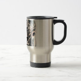 Caneca Térmica Viagem ao trabalho com detalhes do cavalo