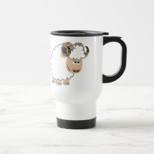 Caneca Térmica Viagem ao trabalho de Cartoon Confiante