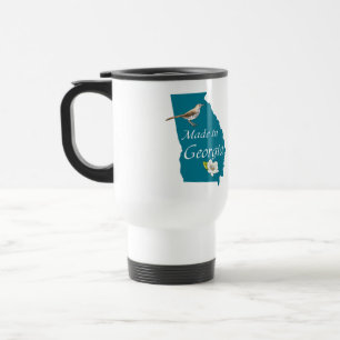 Caneca Térmica Viagem ao trabalho Georgia Café Chá Chocolate Mu