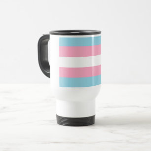 Caneca Térmica viagem ao trabalho Mug "Sinalizador Transgênero"