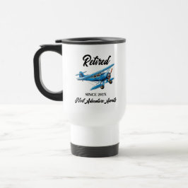 Caneca Térmica Viagem de aposentadoria - Plano de festas presas -