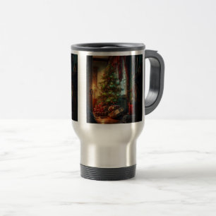 Caneca Térmica Viagem de árvore de Natal/Viagem ao trabalho, 15 o