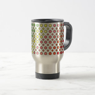 Caneca Térmica Viagem de cor do círculo/Viagem ao trabalho