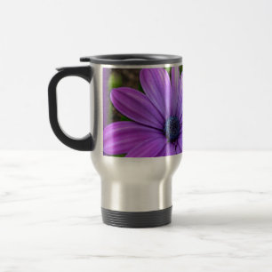 Caneca Térmica Viagem de de Flores Azuis Taça de Torre