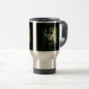 Caneca Térmica Viagem de São Patrick Gótico/Viagem ao trabalho Mu