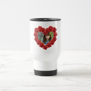 Caneca Térmica Viagem feito sob encomenda da foto das rosas
