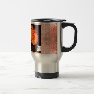 Caneca Térmica Viagem LACE e ROSA de aço inoxidável de 15 oz