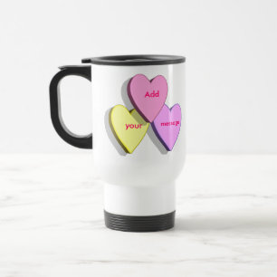 Caneca Térmica Viagem personalizado MugTemplate dos doces do