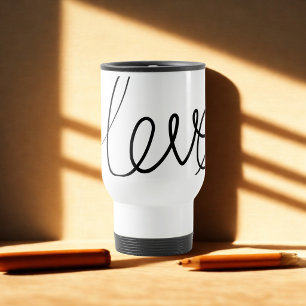 Caneca Térmica Viagem Termica de Amor Simples Desenhada