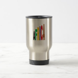 Caneca Térmica Viagem/Viagem ao trabalho Mug AFRICA