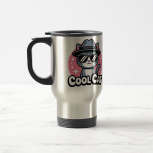 Caneca Térmica Vibrações de Gato Legal