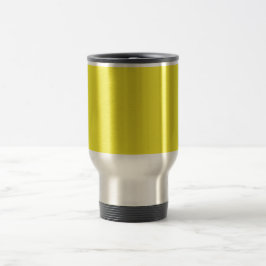 Caneca Térmica Vibrant Solid Yellow Background 