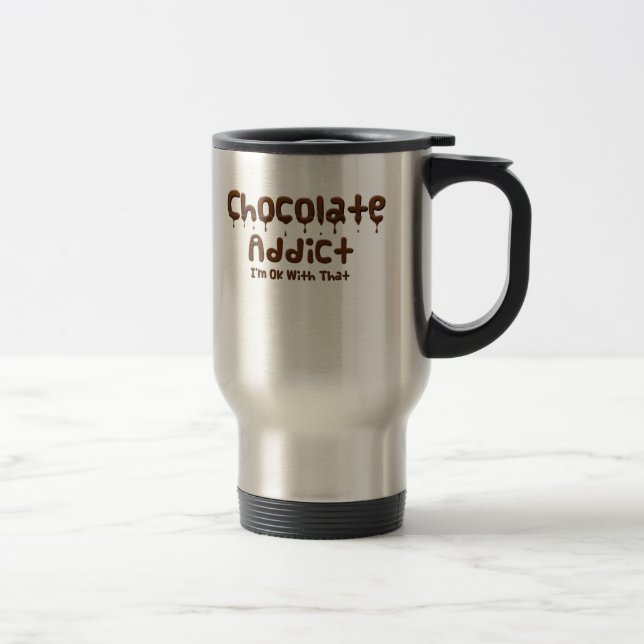 Caneca Térmica Viciado do chocolate (Direita)