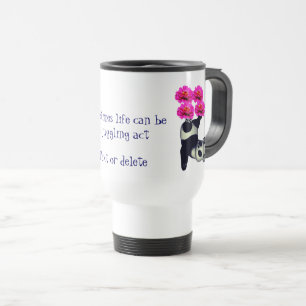 Caneca Térmica Vida A malabarismo Lei de Panda Inspiradora