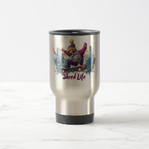 Caneca Térmica Vida Partilhada - Gnomo Legal do Skateboard