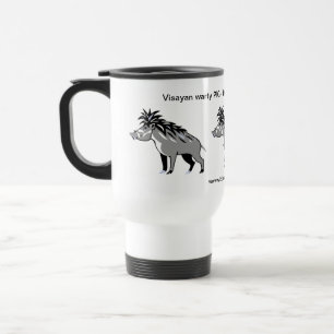 Caneca Térmica Vida Selvagem - Visayan Warty PIG - Conservação -