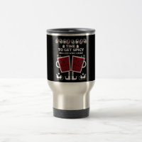 Vinho tinto enrolado de Natal