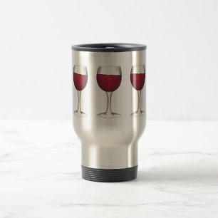 Caneca Térmica Vinho tinto Vidro Provando Vidro Merlot Malbec