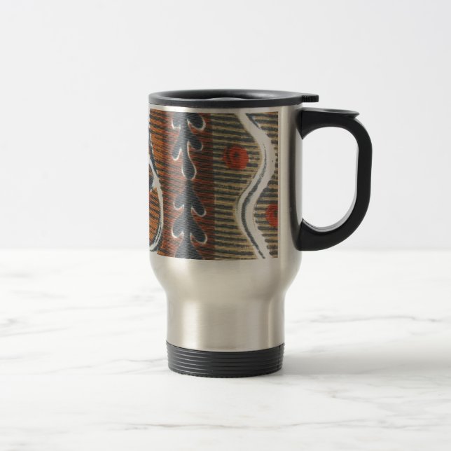 Caneca Térmica Vintage African Motif Art Impressão (Direita)