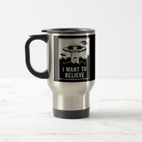 Vintage Alienígena UFO Hunter I want To Acredite N