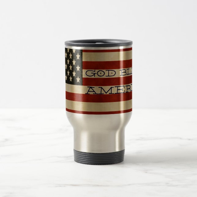 Caneca Térmica Vintage American Flag GIFTS (Centro)
