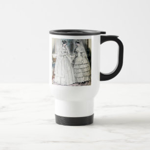 Caneca Térmica Vintage Bridal Antiguamente Casamento Branco