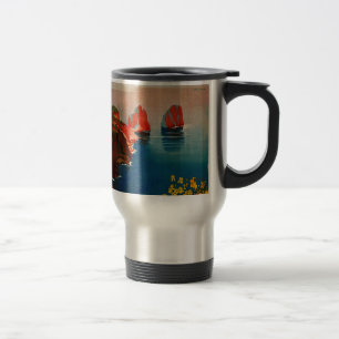 Caneca Térmica Vintage Capri L'Isola del Sole Itália