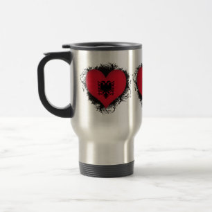 Caneca Térmica Vintage eu amo Albânia
