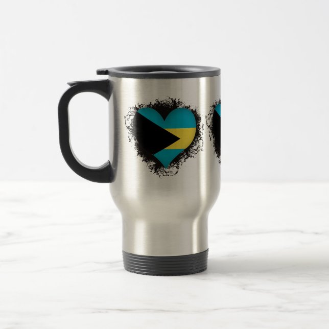 Caneca Térmica Vintage eu amo Bahamas (Esquerda)