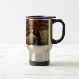 Caneca Térmica Vintage Haeckel Turtles