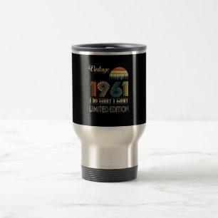 Caneca Térmica Vintage Novembro De 1961 What I Want Limited Editi