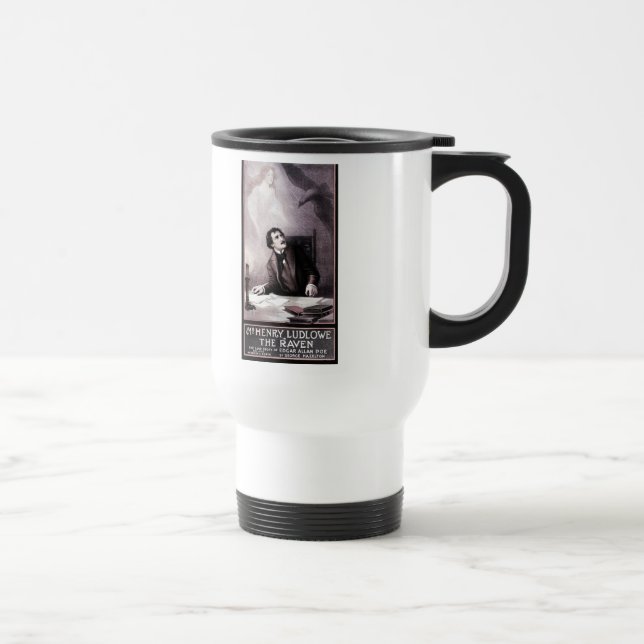Caneca Térmica Vintage O Teatral Raven (Direita)