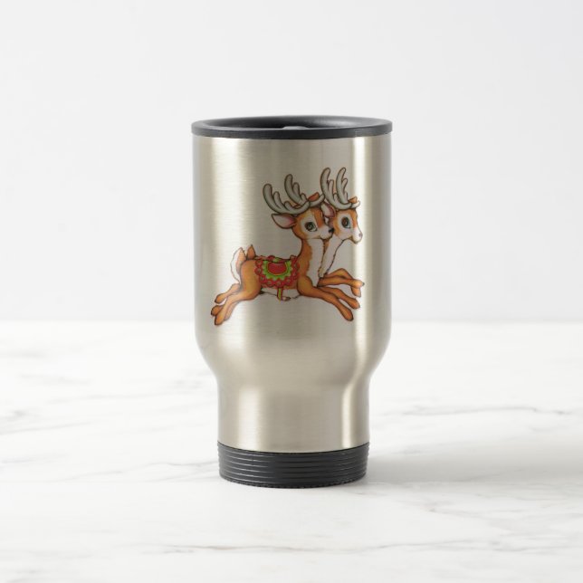 Caneca Térmica Vintage Reindeer/fofo (Centro)