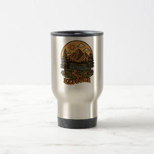 Caneca Térmica Vintage/rústico ao ar livre explorar a natureza