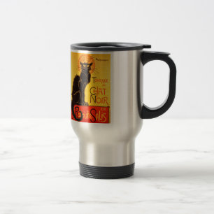 Caneca Térmica Vintage Tournee de Chat Noir Black Cat